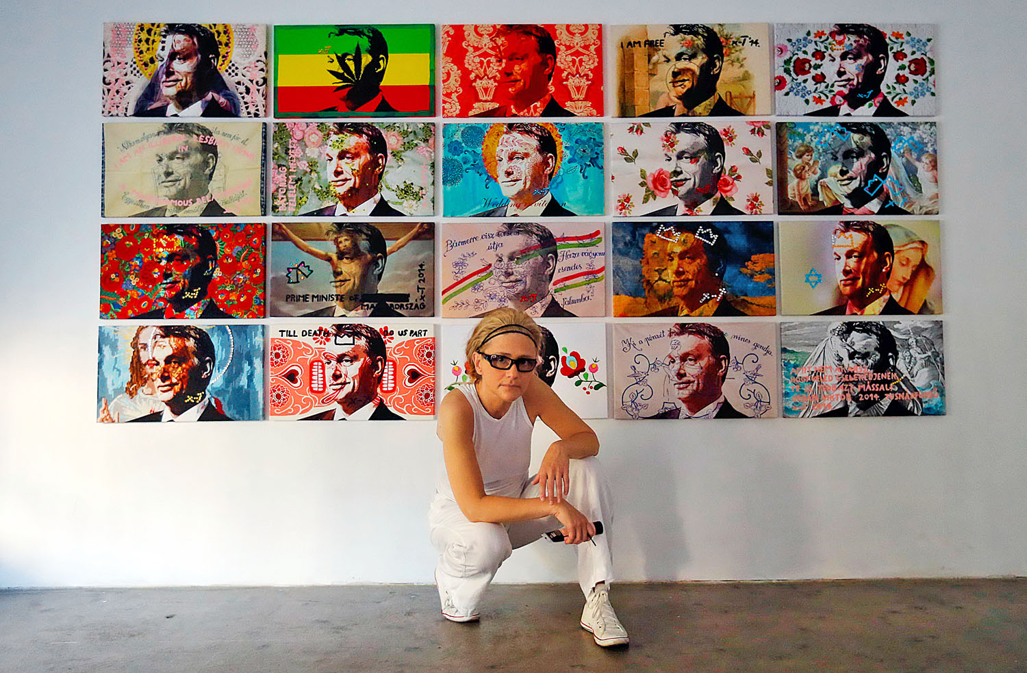 Tereskova és elhíresült Orbán-portréi