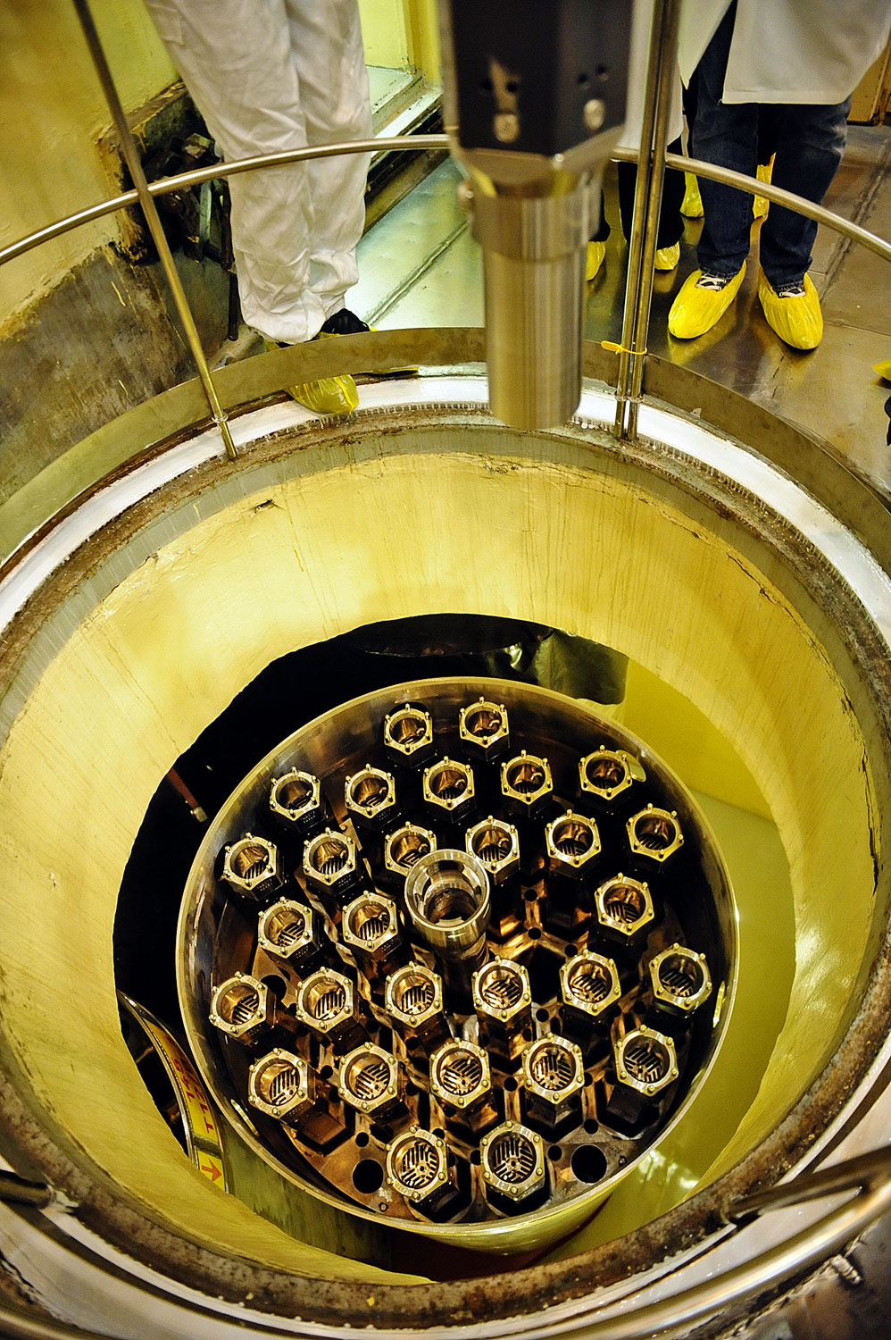 Üzemanyag-kazetták a paksi atomerőműben