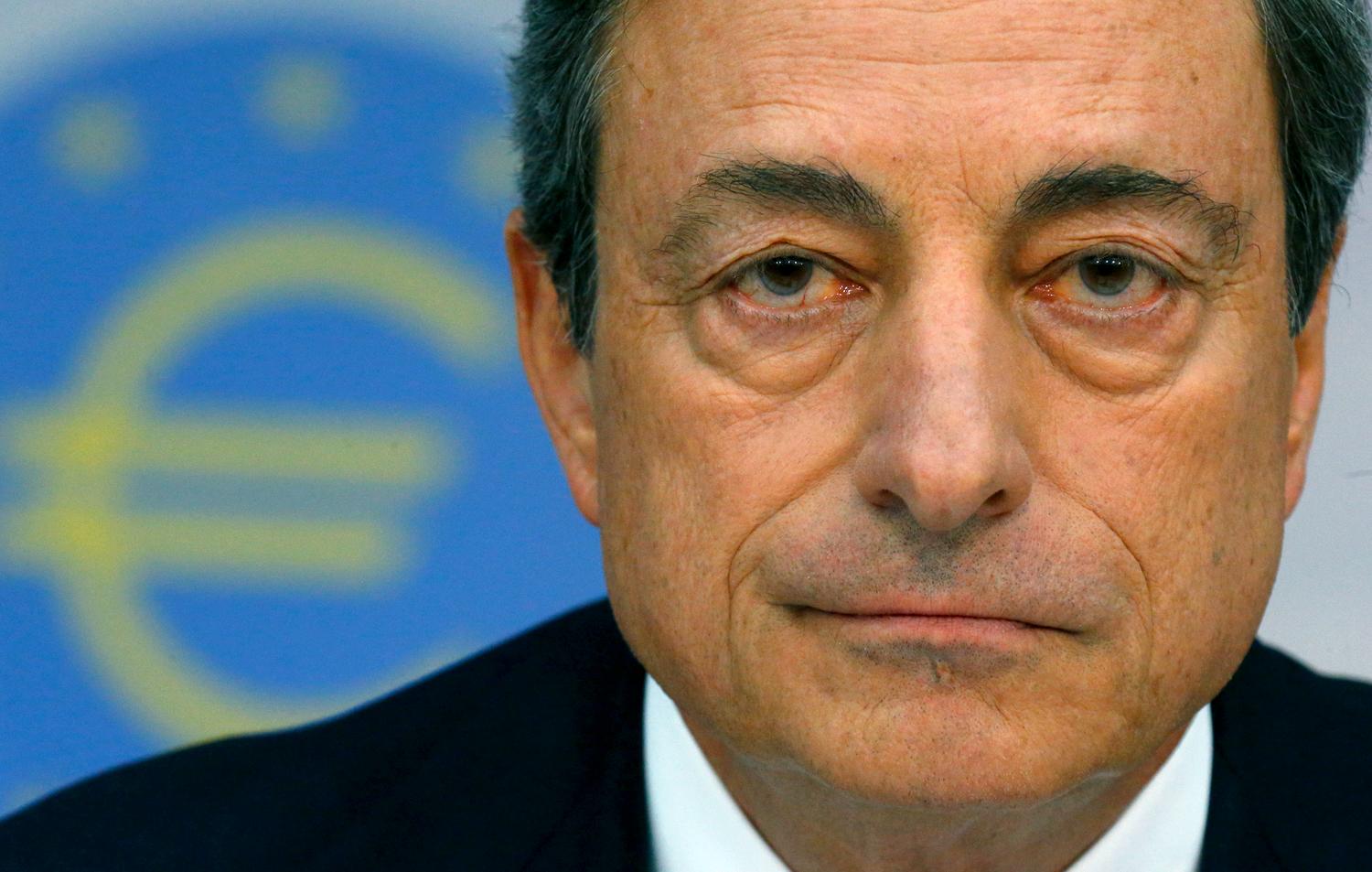 Mario Draghi, az EKB elnöke
