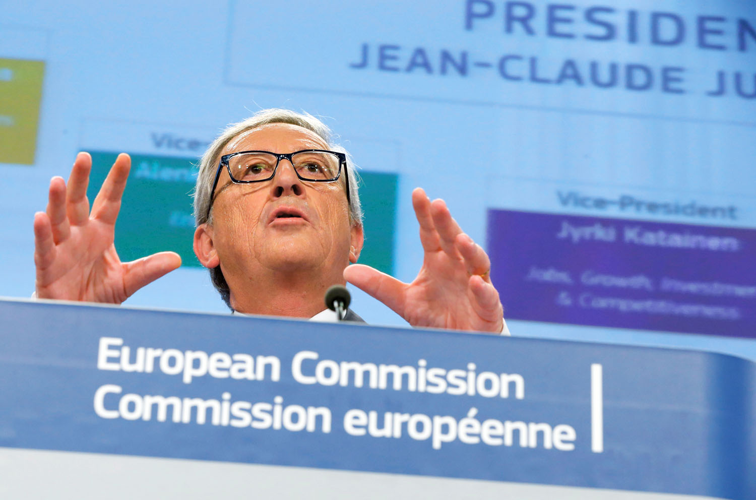 Jean-Claude Juncker, az Európai Bizottság új elnöke. Most a kollégáit vizsgáztatják