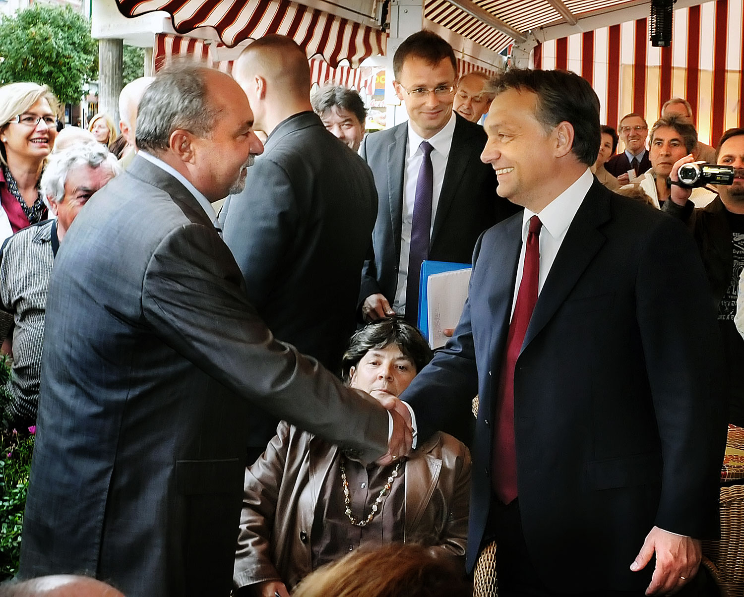 Ipkovich György, Szombathely egykori polgármestere Orbán Viktor miniszterelnökkel