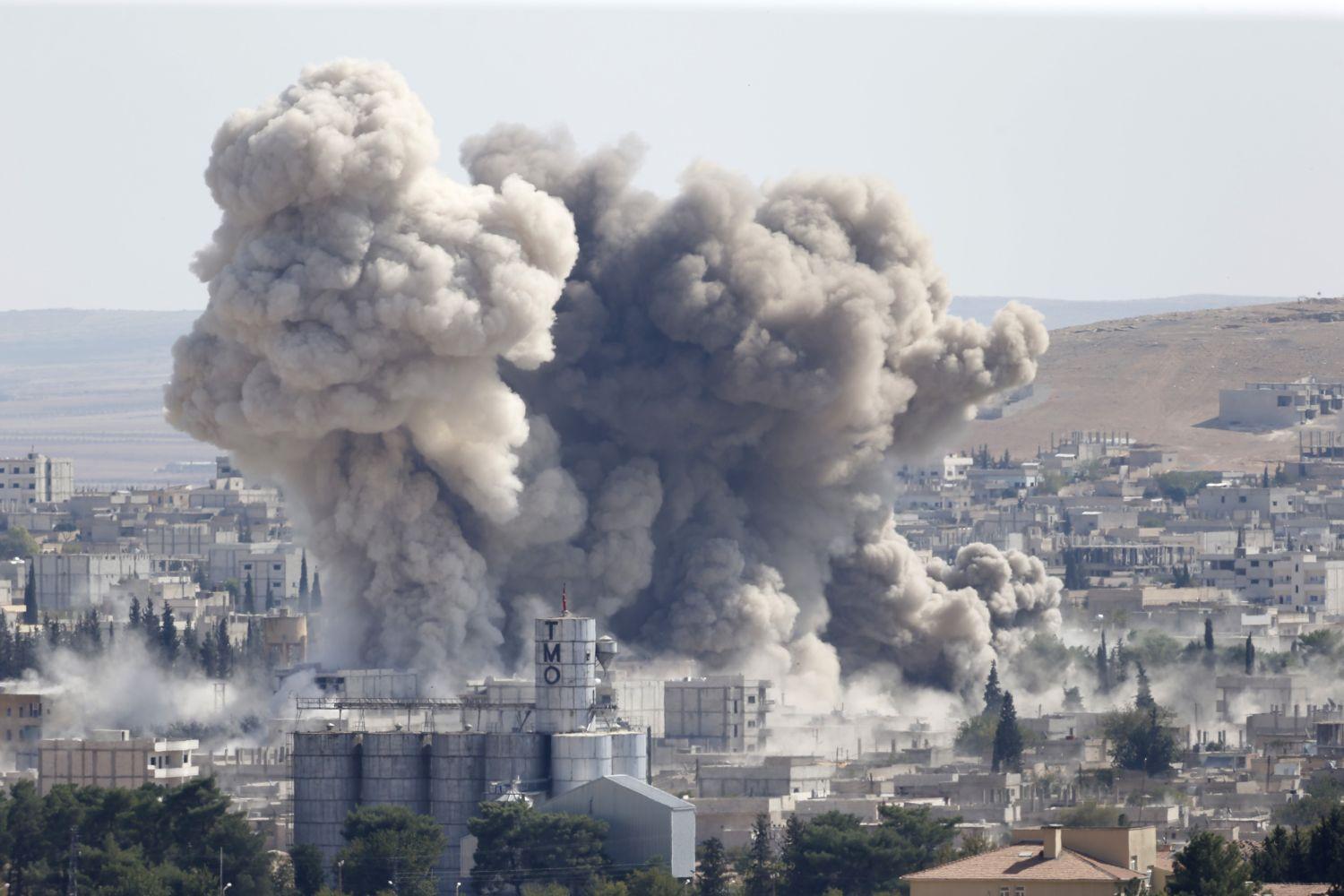 A sikeres légitámadások ellenére félő, hogy Kobane hamarosan elesik.