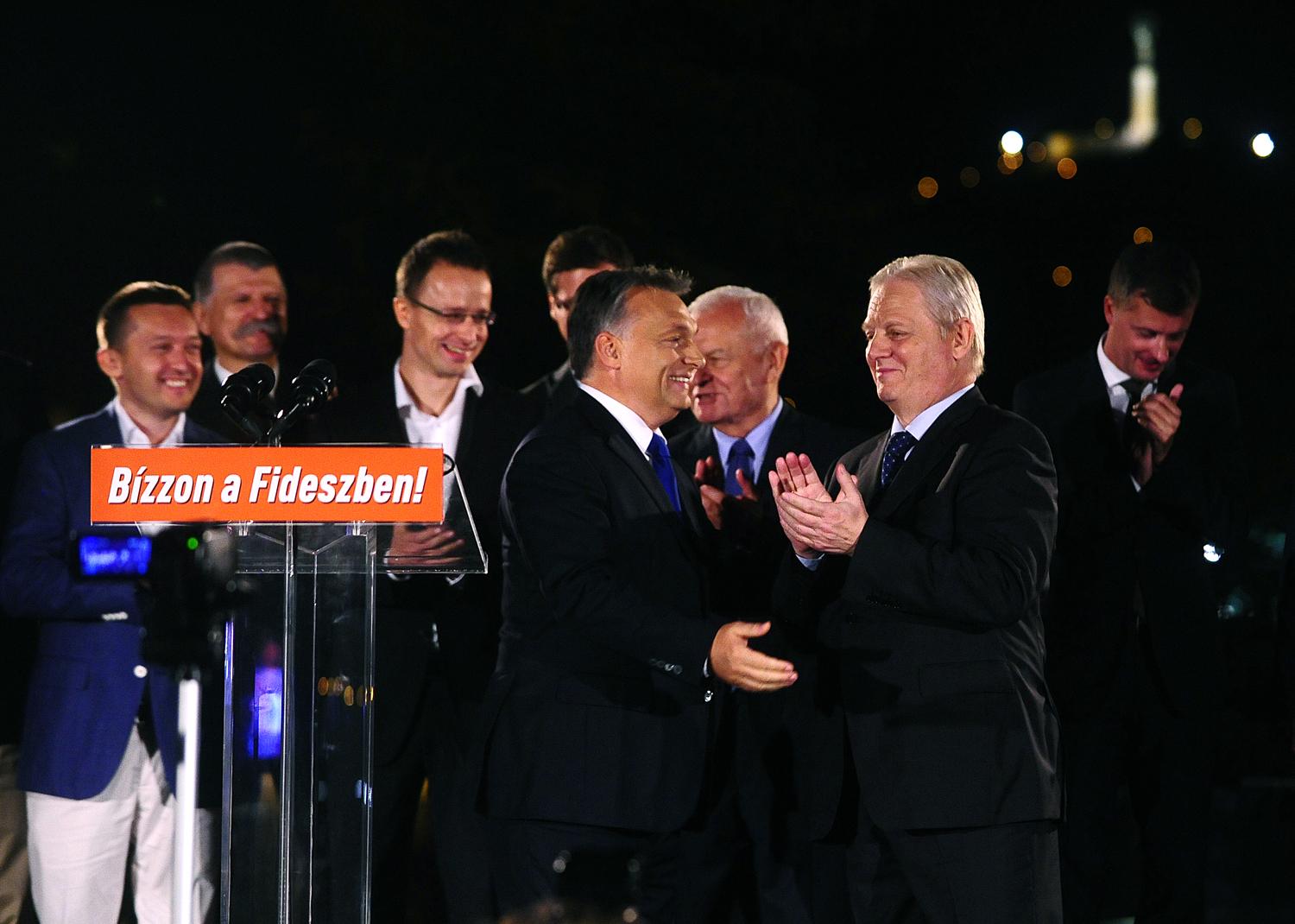 Orbán és Tarlós - a két győztes