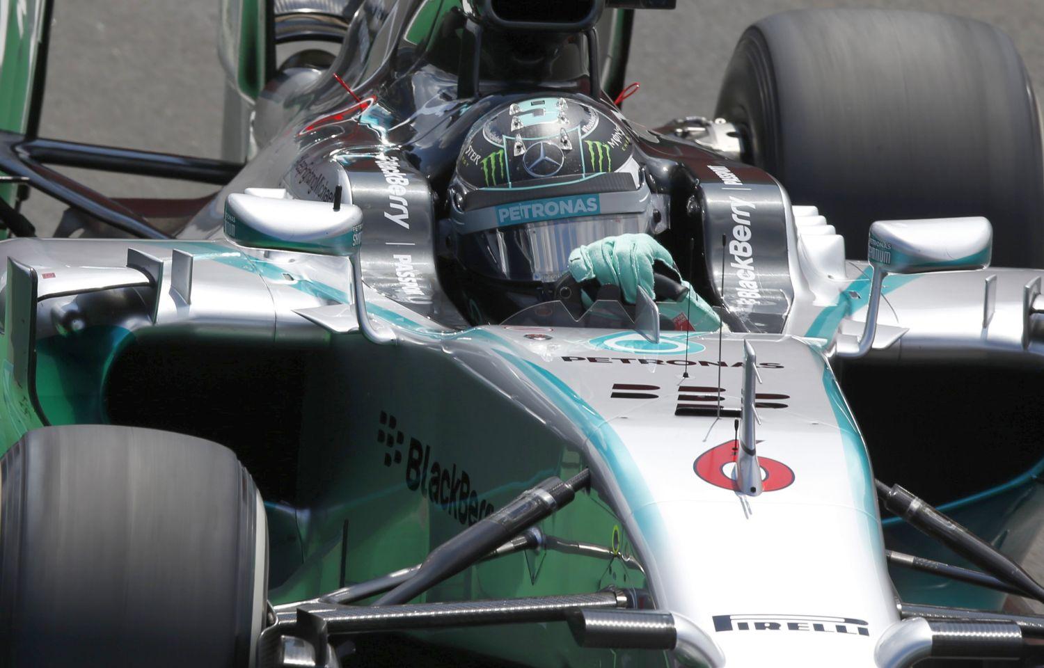Nico Rosberg a pályán