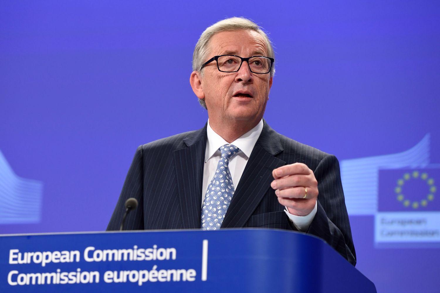 Jean-Claude Juncker heti sajtótájékoztatóján
