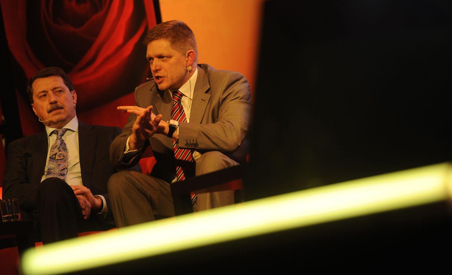 Pavol Paska és Robert Fico 2012-ben. A miniszterelnök ragaszkodott volna a maradásához