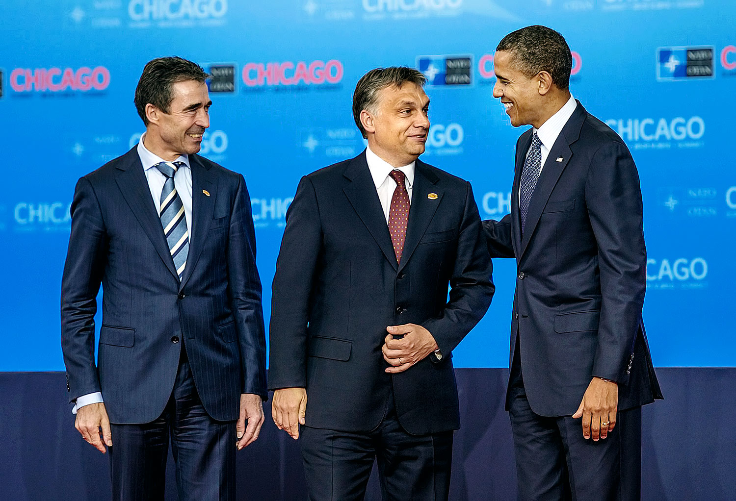 Orbán Viktort fogadja Barack Obama a NATO-csúcson Chicagóban