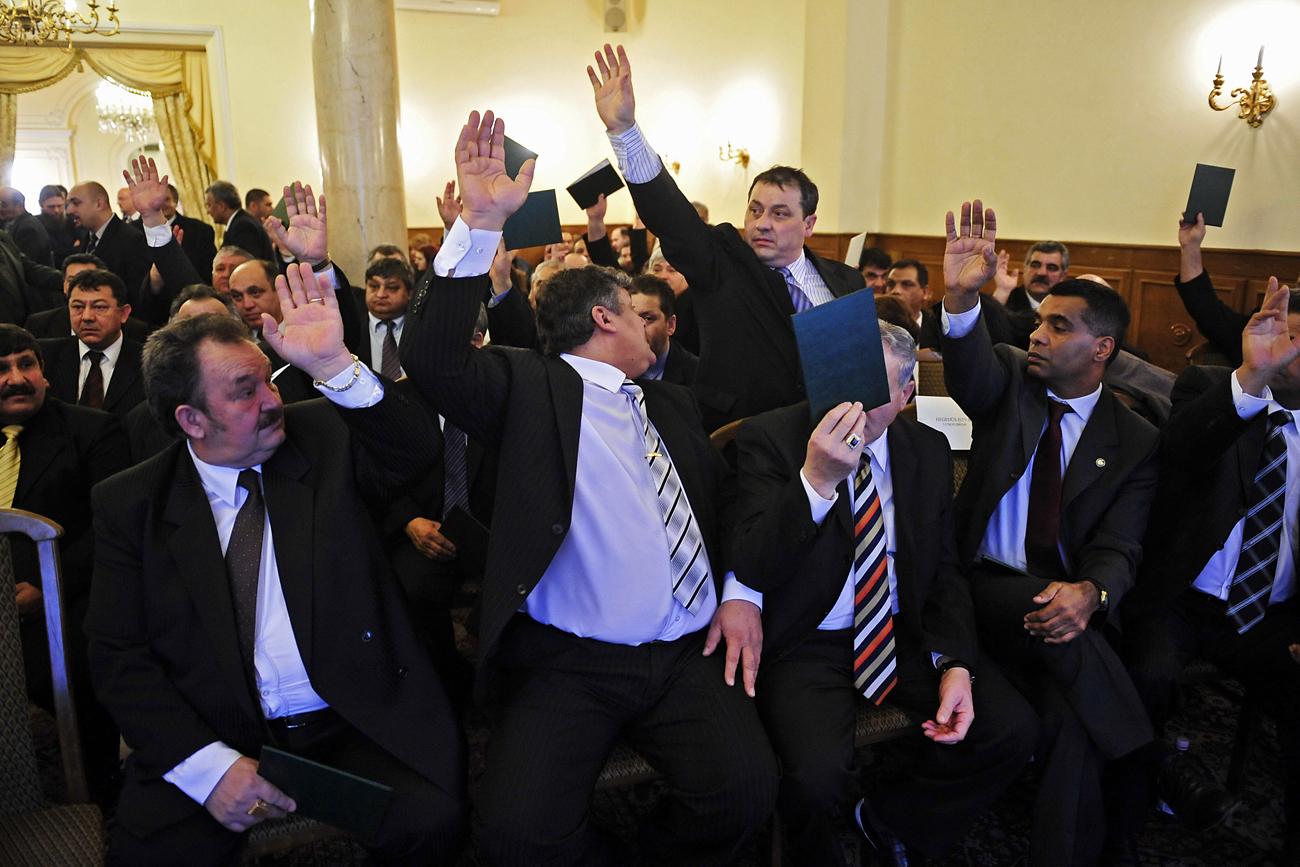 És szavazás 2011-ben az OCÖ alakuló ülésén