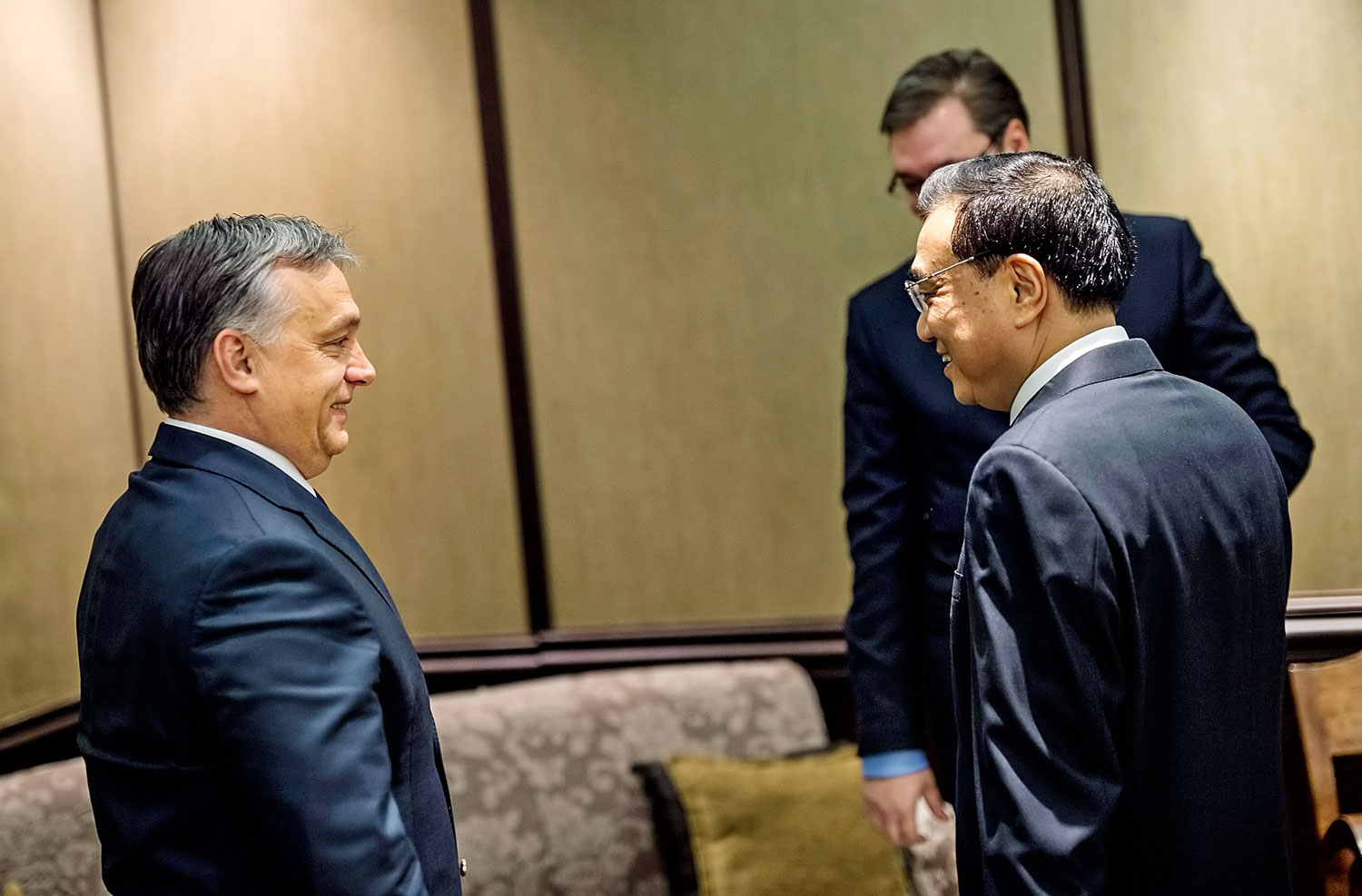 Orbán Viktor magyar és Li Ko-csiang kínai miniszterelnök