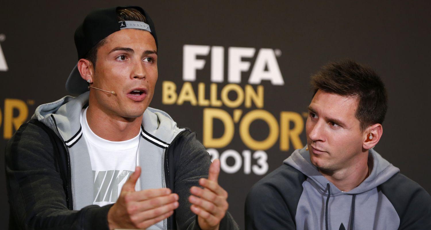 A „másik” Ronaldo és Messi idén januárban, amikor az előbbi kapta az elismerést a 2013-as teljesítményéért. Társbérlet