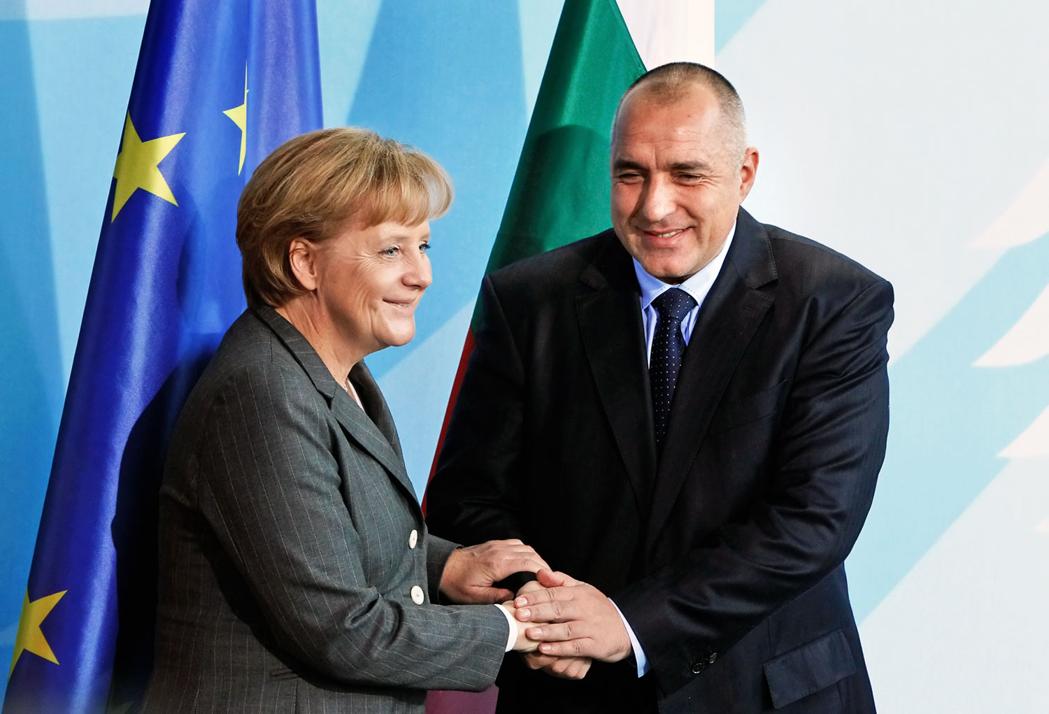 Merkel német kancellár és Boriszov bolgár miniszterelnök bízik még a projektben