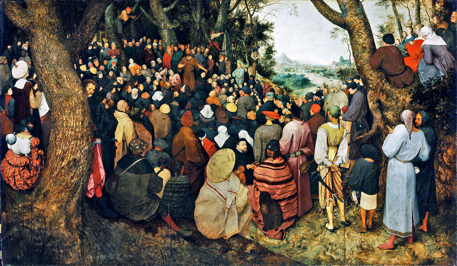Pieter Bruegel: Keresztelő Szent János prédikációja