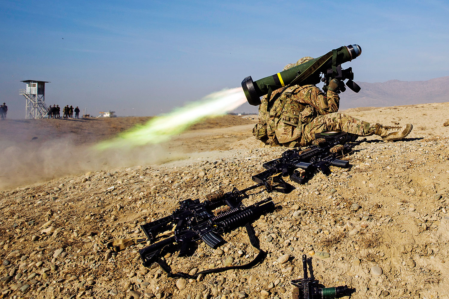 Amerikai Javelin afganisztáni hadgyakorlaton