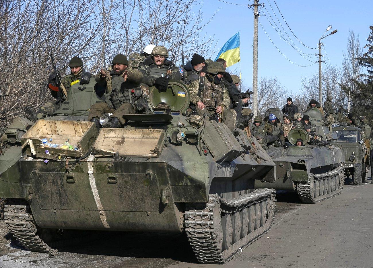 Visszavonuló ukrán alakulat