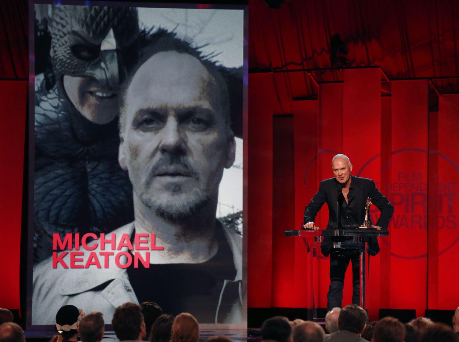 Keaton már kapott díjat Birdmanben nyújtott alakításáért. A kép a Film Independent Spirit Awards szombati díjkiosztóján készült