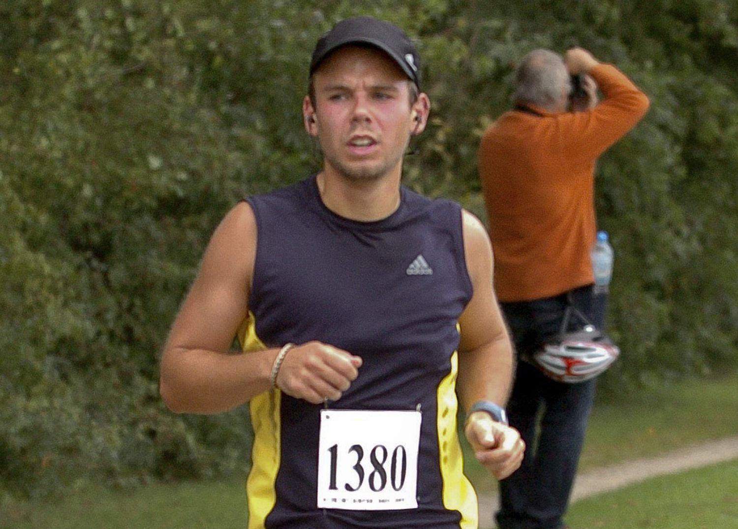 Andreas Lubitz a hamburgi Airportrace félmaratonon 2009 szeptemberében