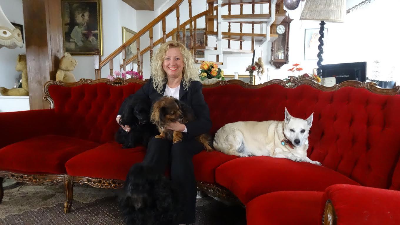 Erika Seitz kutyáival