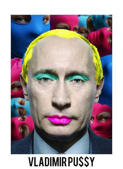 Putyinról mémek ezrei készültek már, ez a példány a Pussy Riot punkzenekar tagjainak bebörtönzése idején bukkant fel