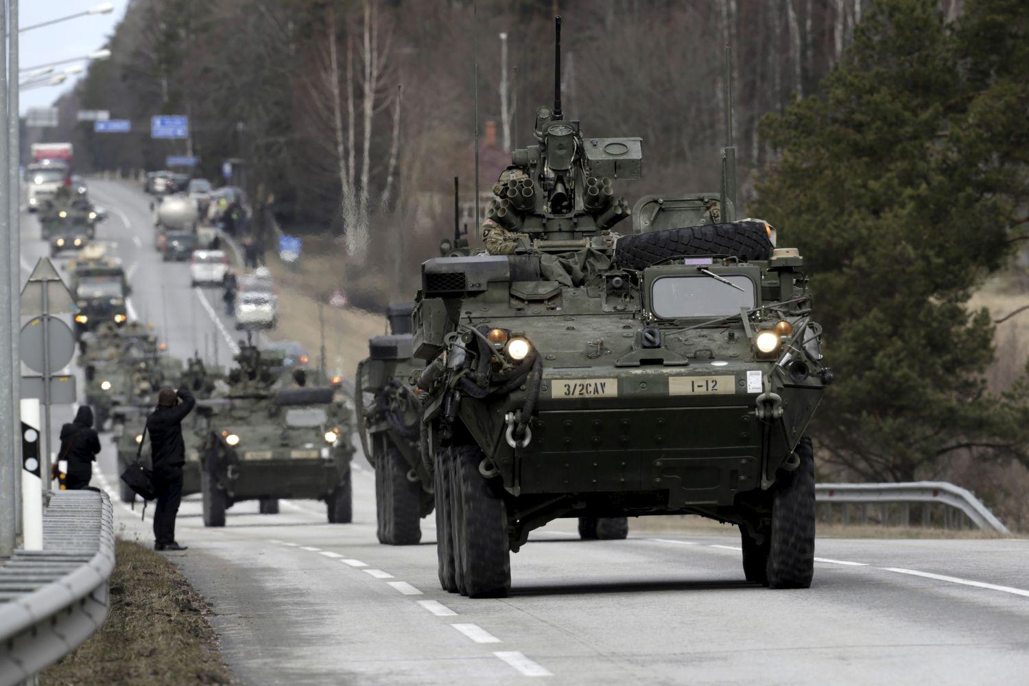 Kard ki kard - amerikai páncélosok az észt-orosz határ közelében március 22-én