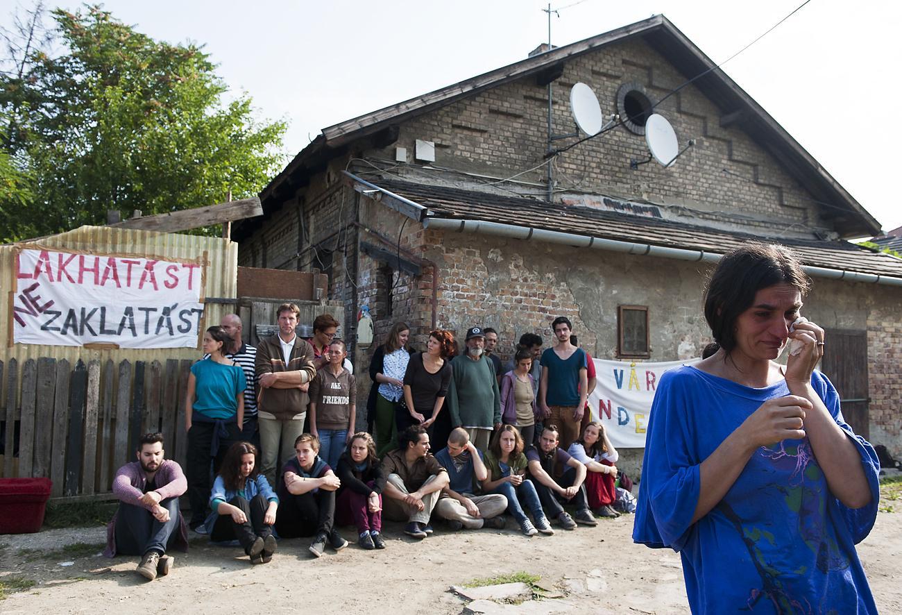 Az AVM aktivistái Kőbányán 7 gyerek kilakoltatását akadályozták meg tavaly szeptemberben