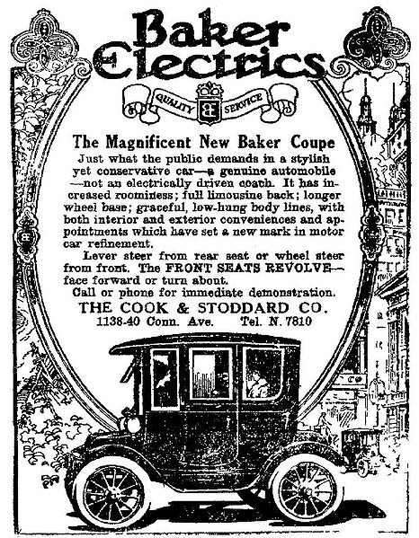 Baker Electric Coupe 1913-ból