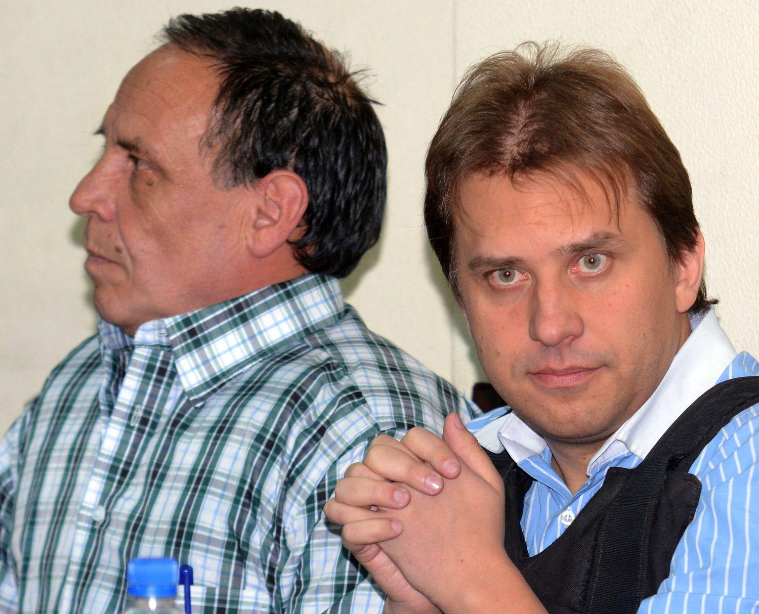 Tóásó Előd (jobbra) és a bolíviai-horvát Mario Tadic (balra)