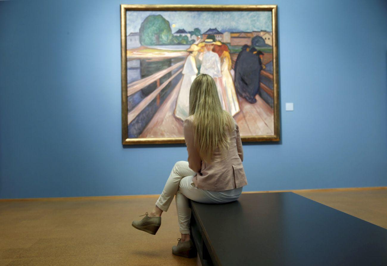 Munch-kiállítás Oslóban 2013-ban. Norvégia mélyről indult