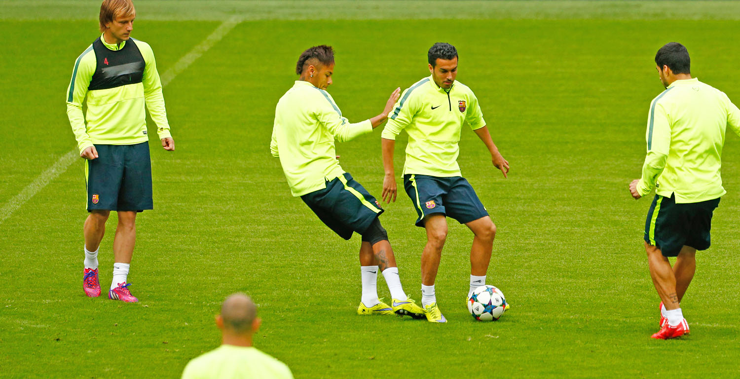 Rakitic, Neymar, Pedro, Suarez: Münchenben a Barcelona