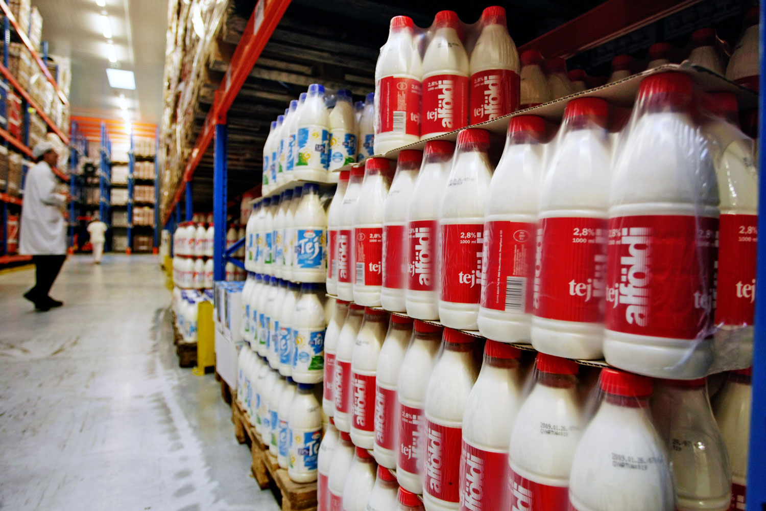 Magyar tej a raktárban. Az olcsó importtermék kiszorítja a hazait 