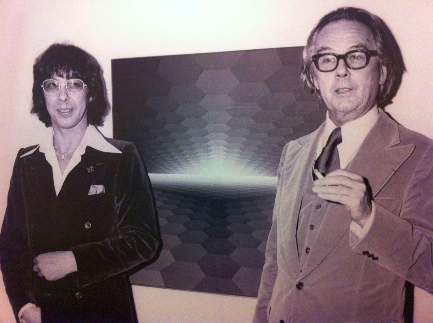Yvaral és Victor Vasarely a 70-es évek elején