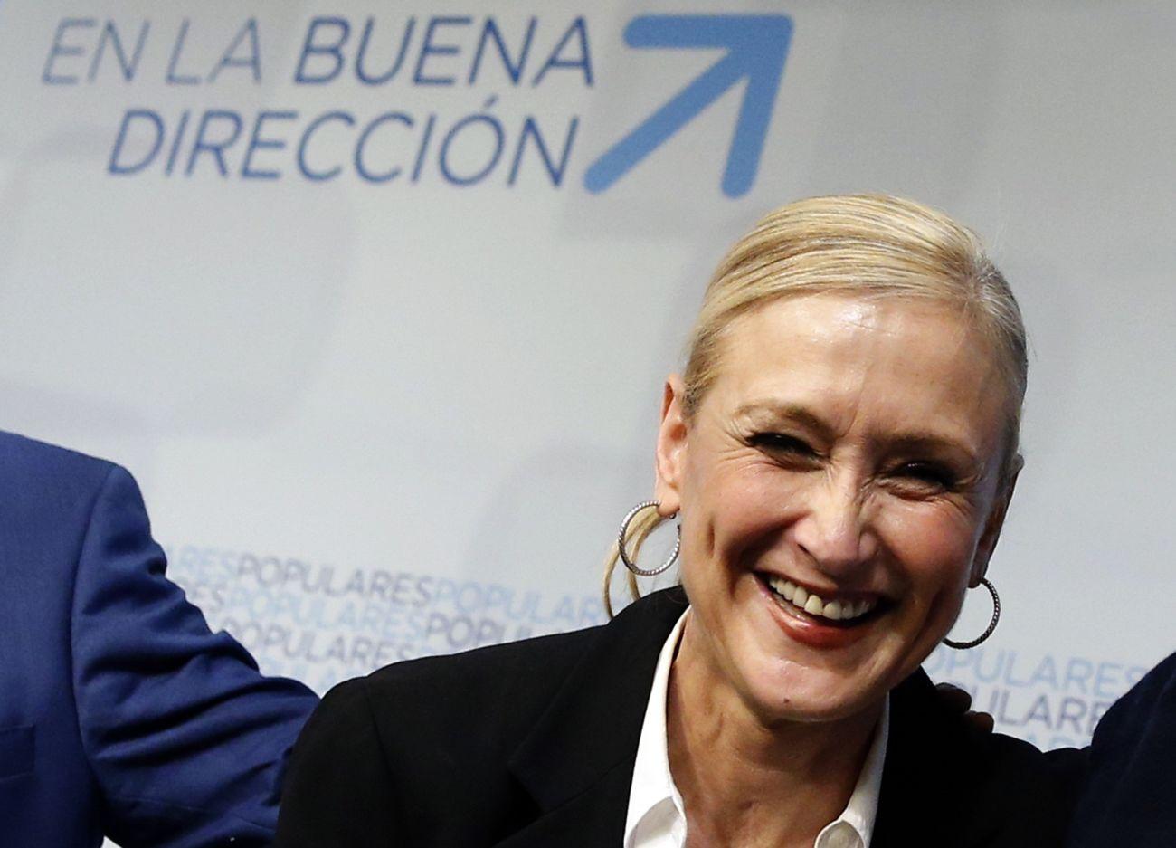 Cristina Cifuentes, a Néppárt madridi jelöltje. Lehet, hogy az irány jó, de kétmillió vokssal lassabb