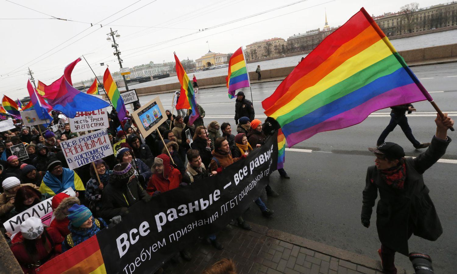 Menetelés a gyűlölet ellen Szentpéterváron , 2014 novemberében