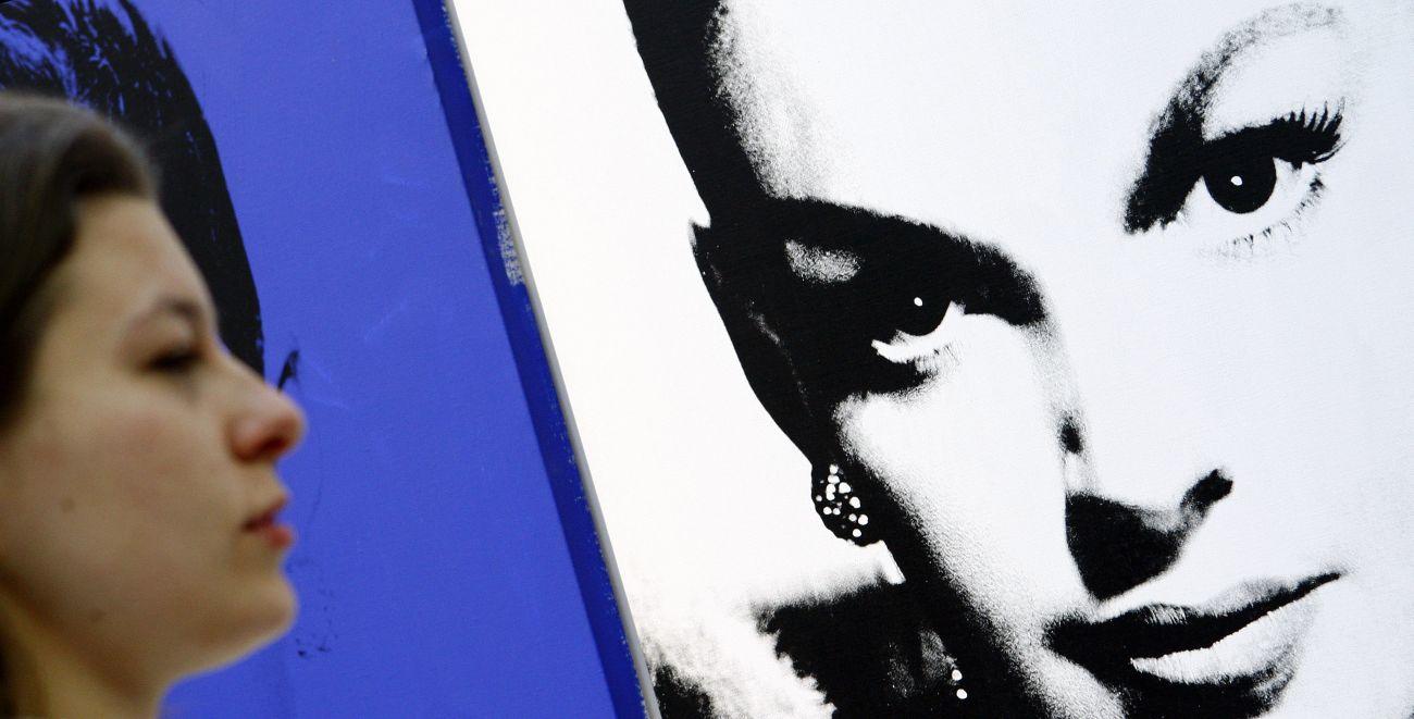 Warhol-kép Garlandról a Christie's egyik 2008-as aukkcióján. Soha nem érezte magát szépnek vagy vonzónak