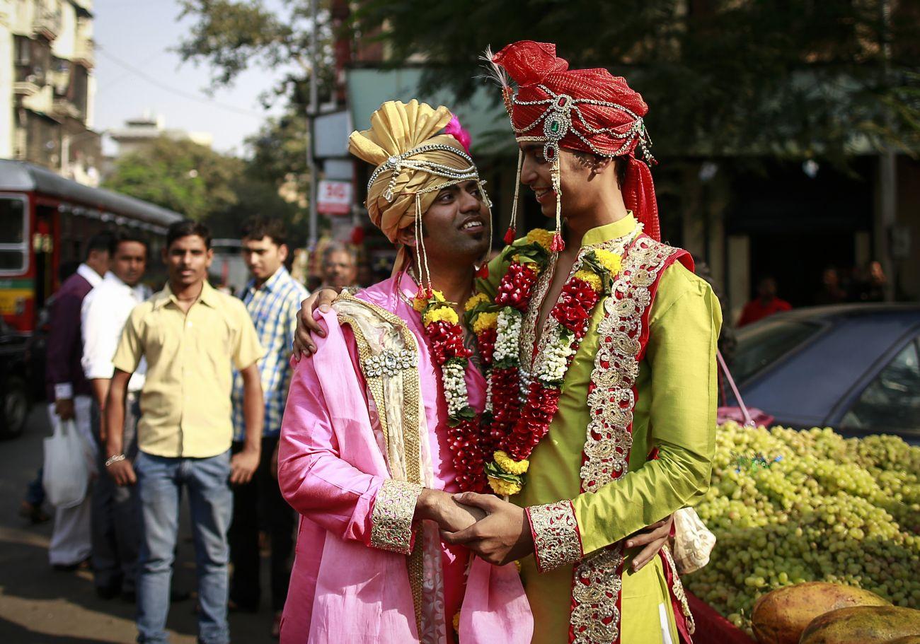 Mumbai melegfelvonulás januárban. A homoszexuálitást sokhelyütt betegségnek tartják