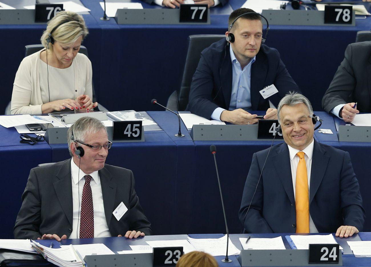 Orbán Viktor május 19-én az EP Magyarországról rendezett vitáján