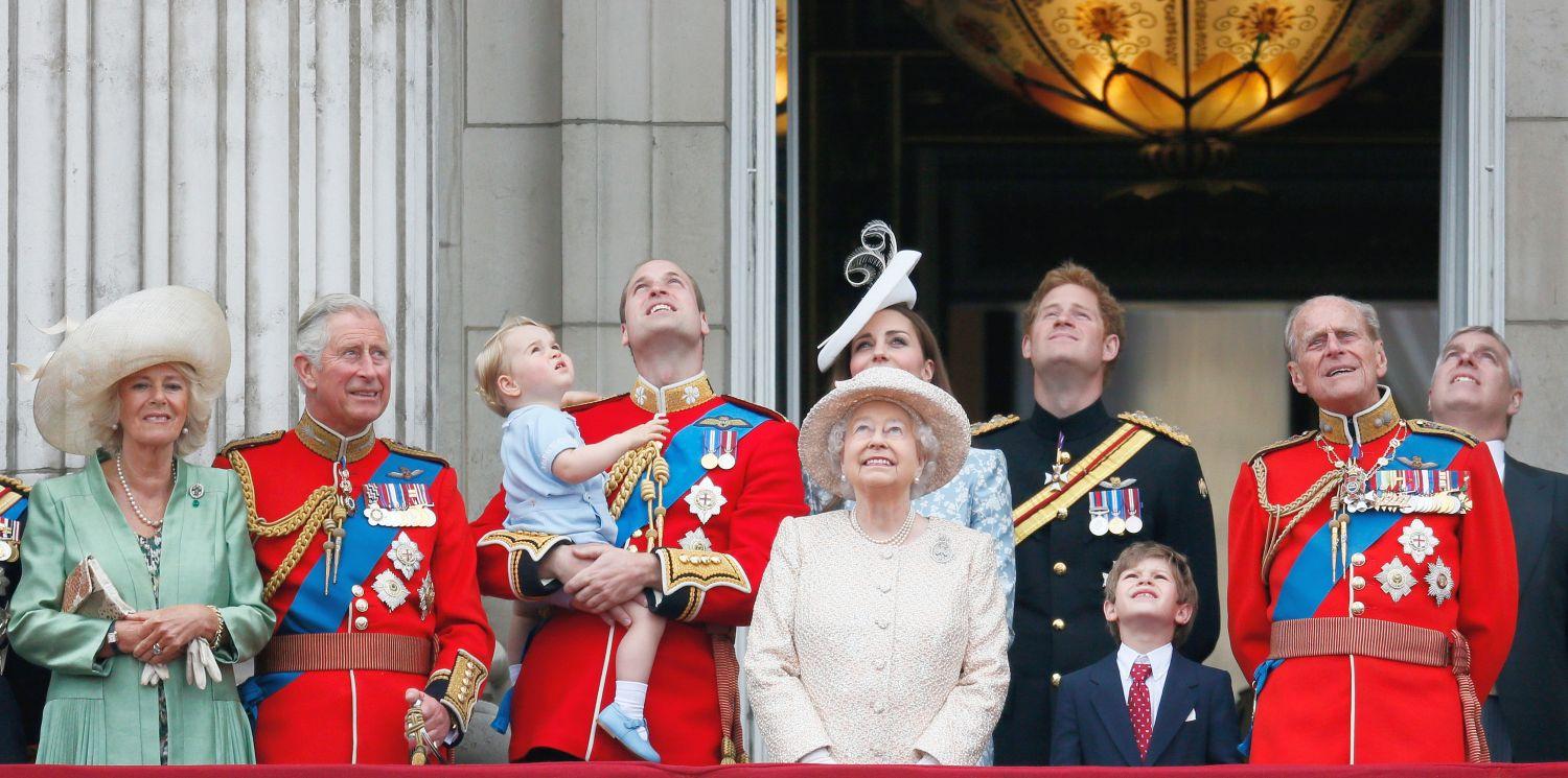 A királyi család az ünnepségen