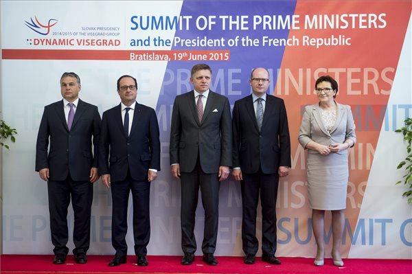 A Ve-ek kormányfői, plusz Hollande