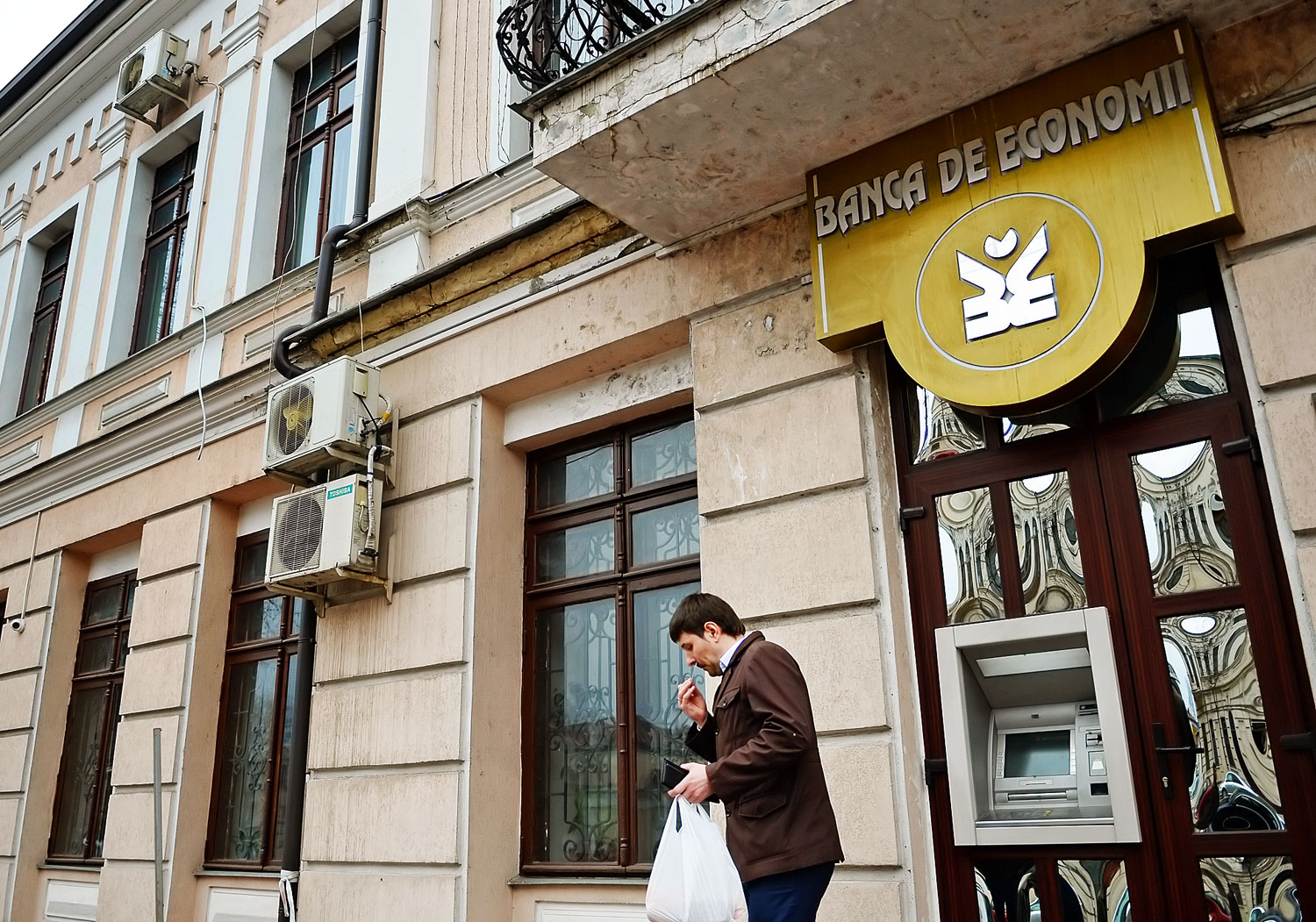 A botrányban érintett egyik bank, a Banca de Economii fiókja Chisinauban