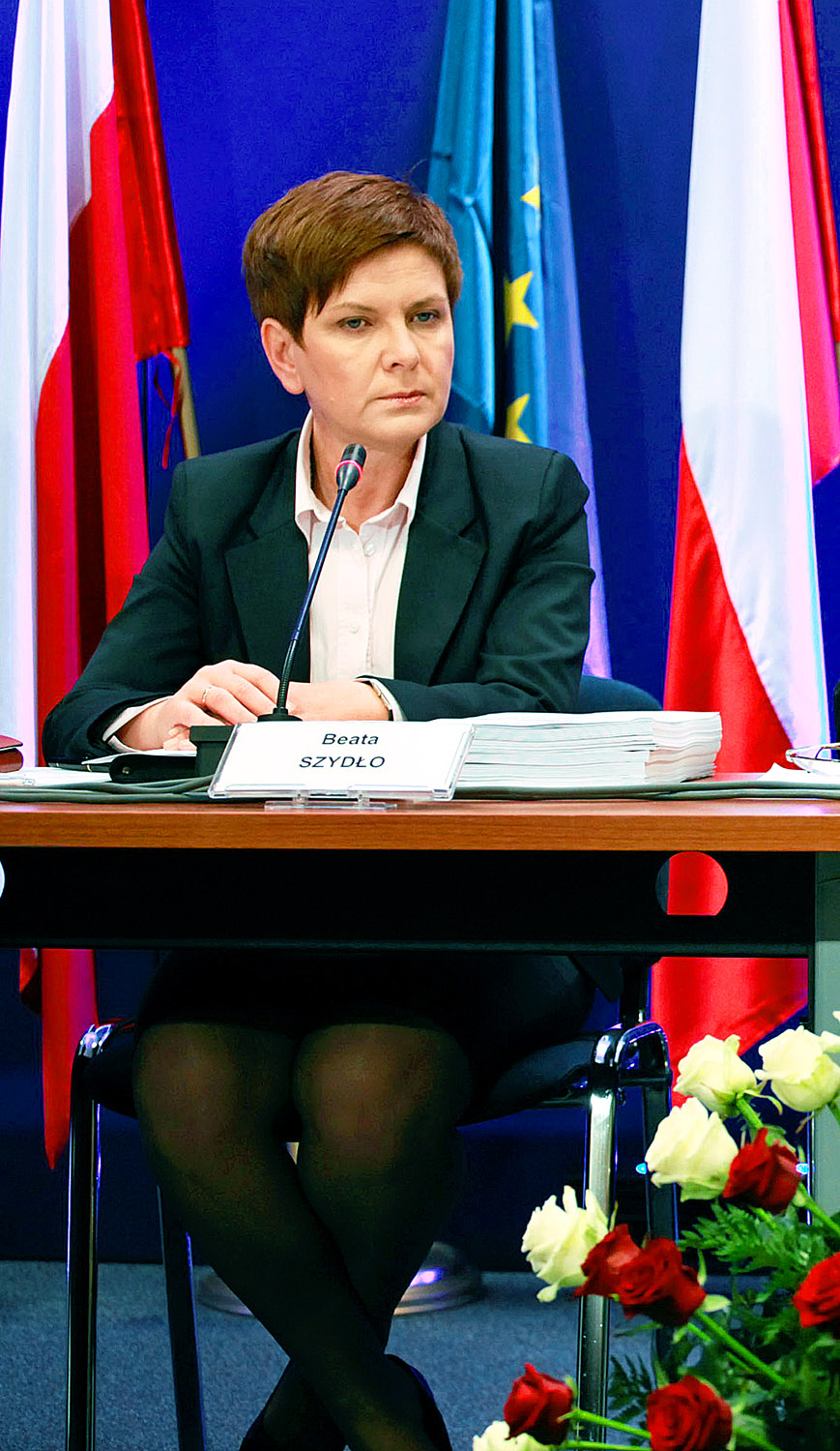 Beata Szydlo, a PiS miniszterelnökjelöltje. A „lengyel Merkel” lehet