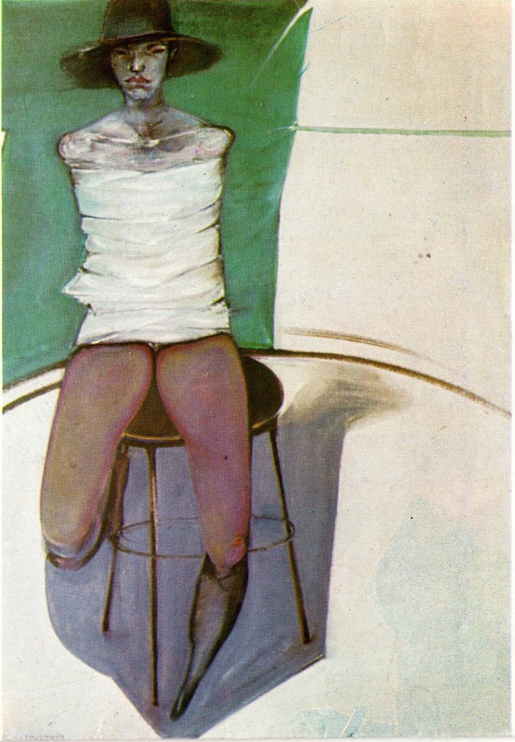 A keresett képek egyike: El Kazovszkij: A tárgy II. Olaj, farost, 80≈100 cm, 1977