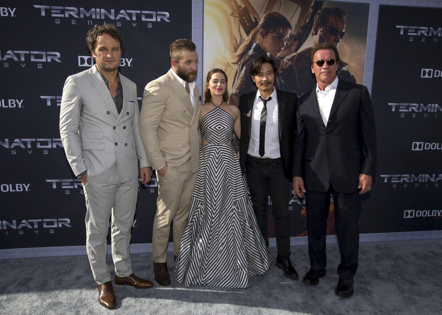 Jason Clarke, Jai Courtney, Emilia Clarke, Byung-hun Lee és Arnold Schwarzenegger
