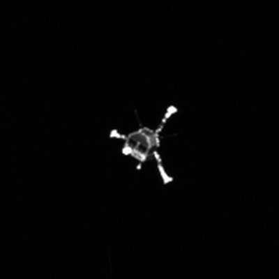 A Philae leszállóegység, ahogy a Rosetta OSIRIS kamerája látja
