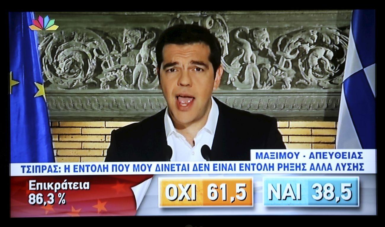 Ciprasz a televíziós beszéd közben. Nem szakítás, csak tisztességes megállapodás