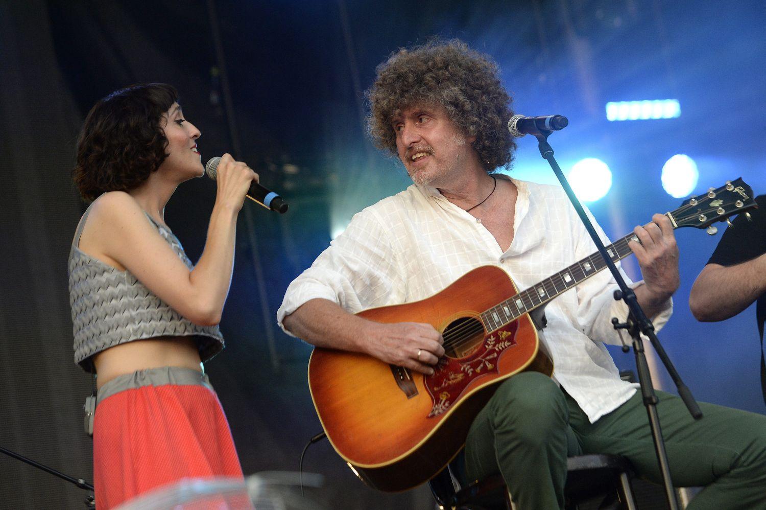 Bocskor Bíborka, a Magashegyi Underground énekesnője és Bornai Tibor, a KFT együttes tagja