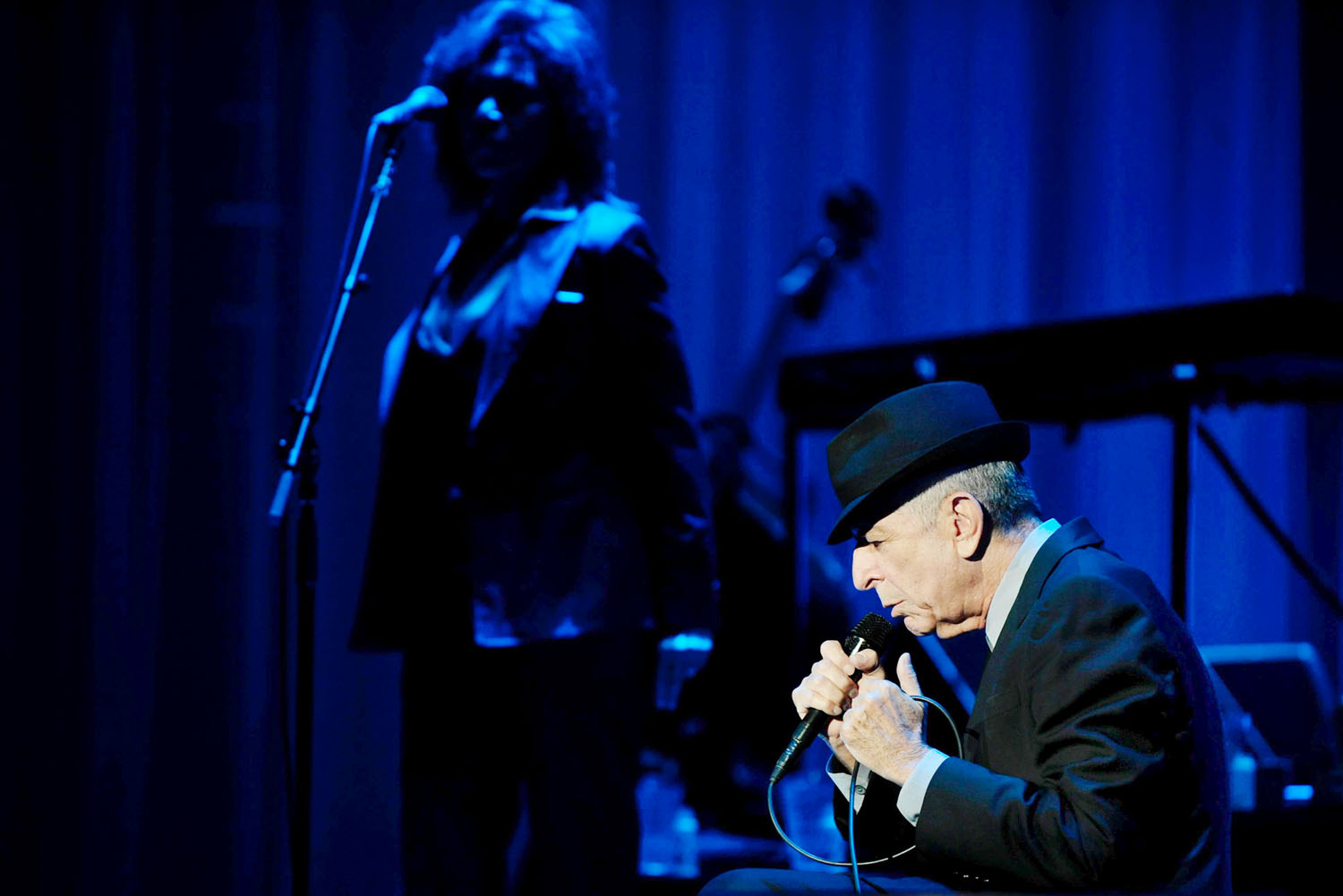 Leonard Cohen budapesti fellépésén 2009-ben