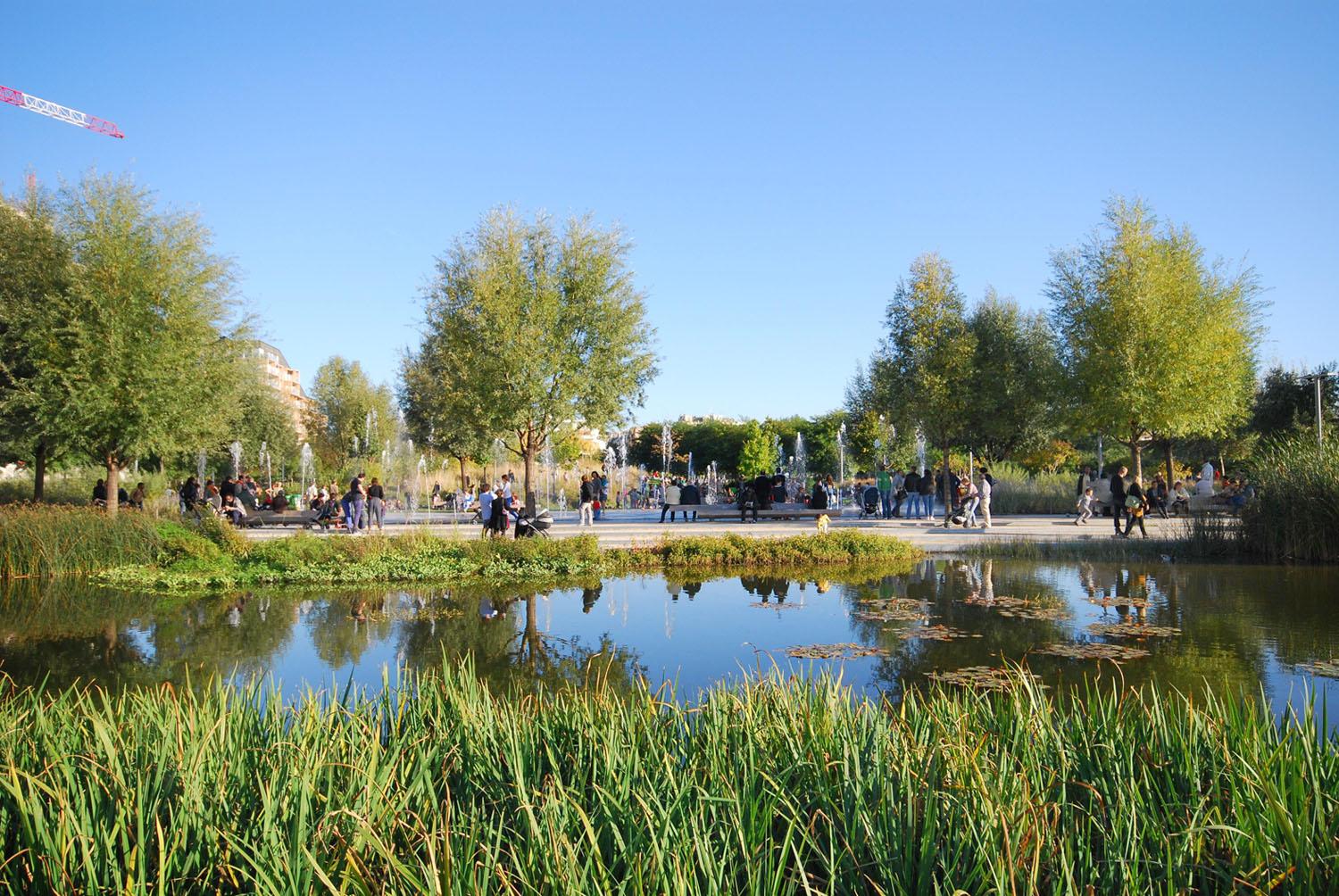 A Clichy Batignolles új parkja