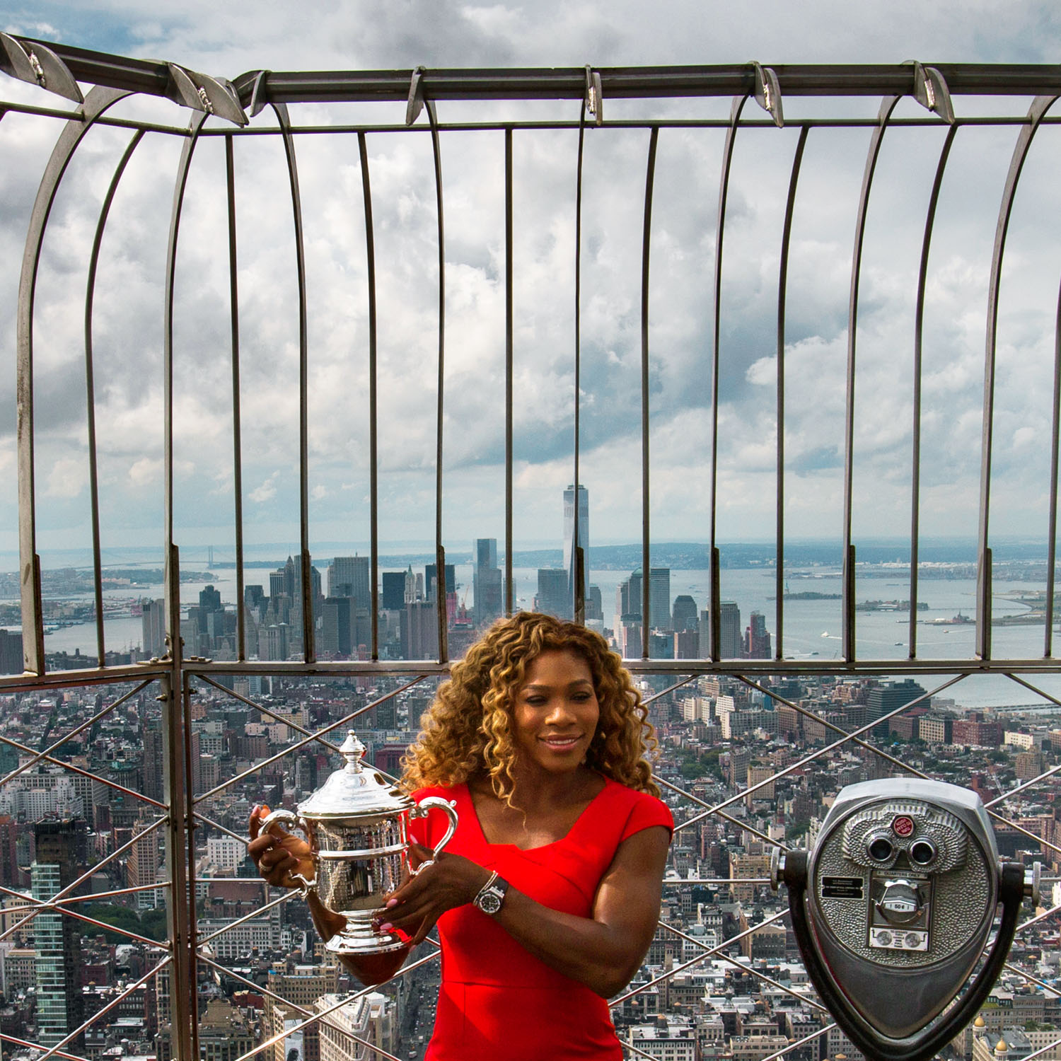 Serena Williams a múlt évben New York tetején