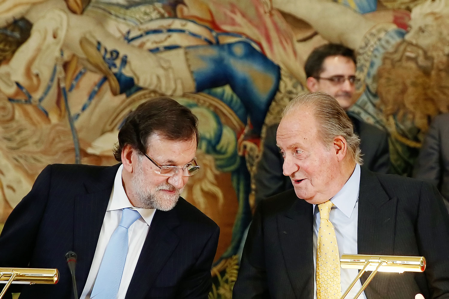 Rajoy és János Károly 2014 júniusában