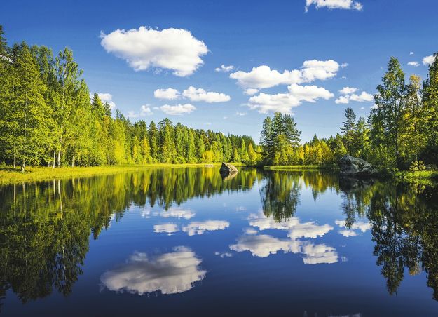 Erdei tó – valahol Svédországban