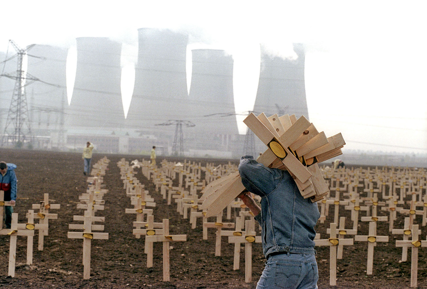 Az áldozatok temetője Csernobilban